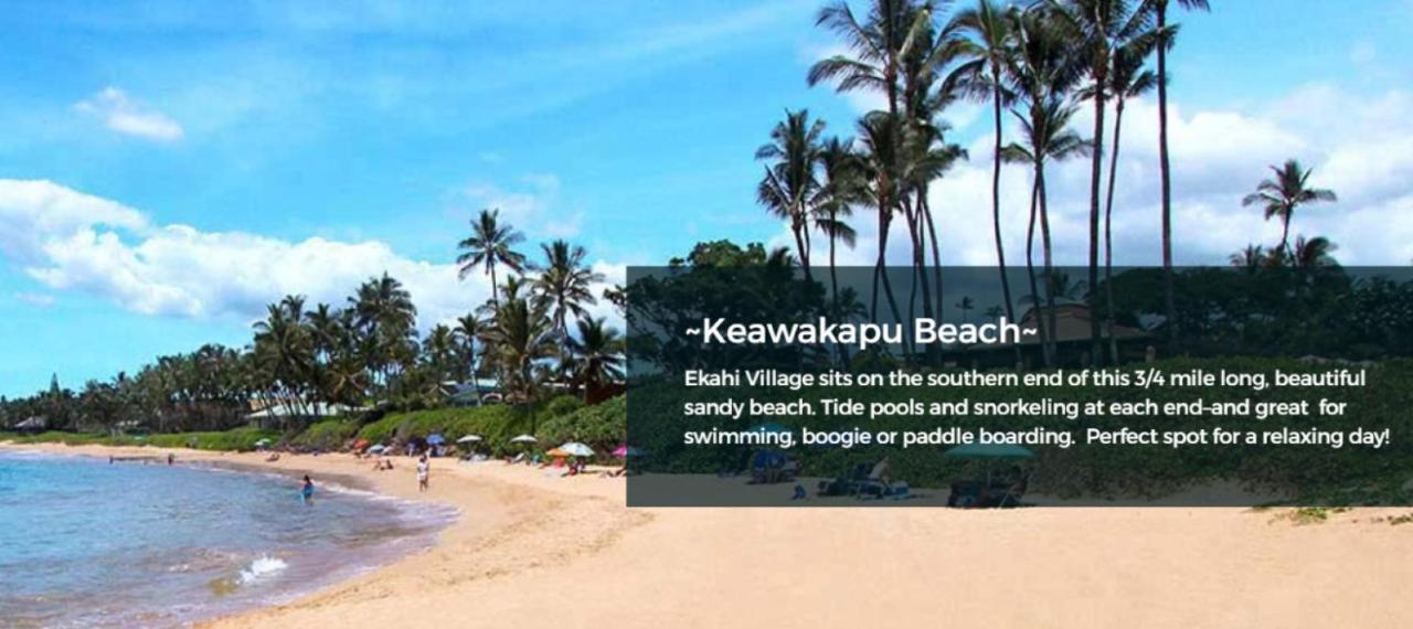 9B Ekahi Village-Studio Bath, Garden View - 1 Minute Stroll To Beach! Wailea  Zewnętrze zdjęcie